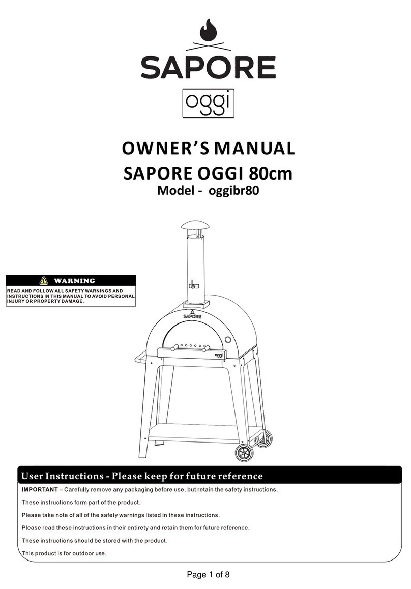 Sapore OGGI owner's manual