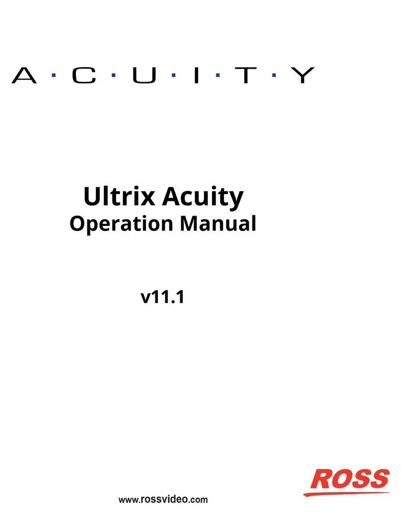 Ross Ultrix Acuity User manual