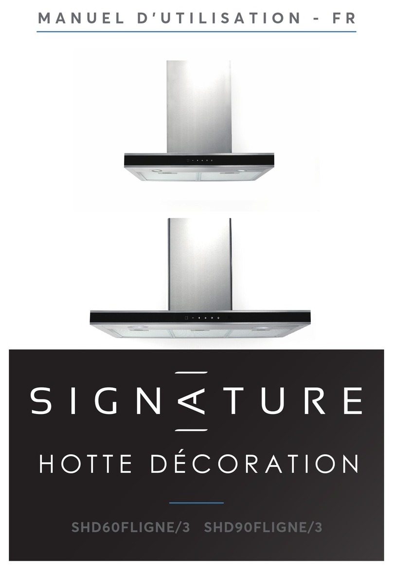 Signature SHD60FLIGNE/3 Instructions for use