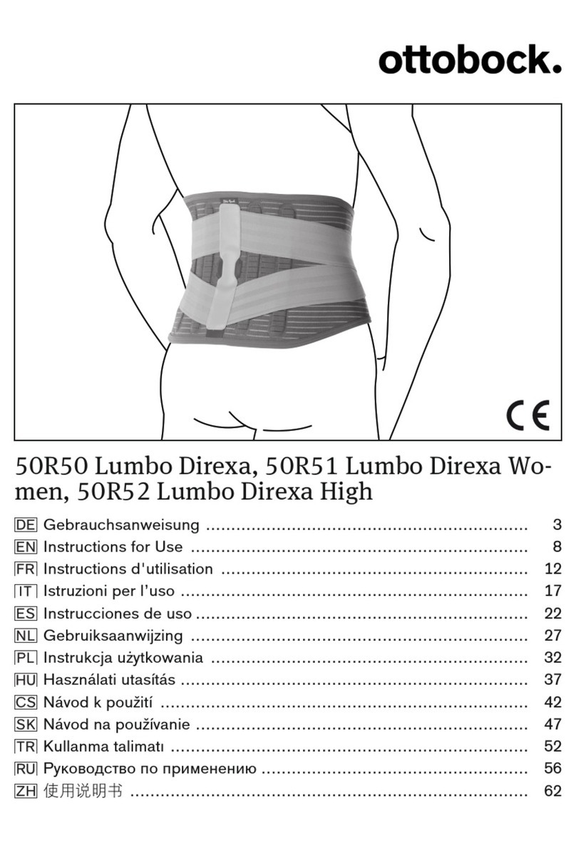 Otto Bock 50R50 Lumbo Direxa User manual