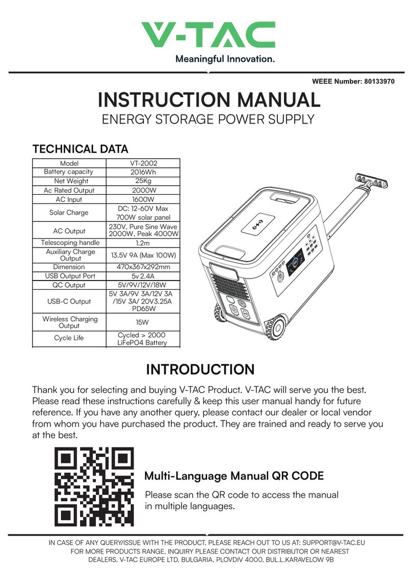 V-TAC VT-2002 instruction manual