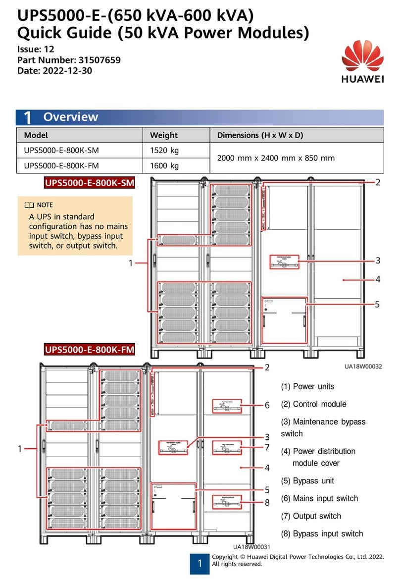 Huawei UPS5000-E-600 kVA User manual