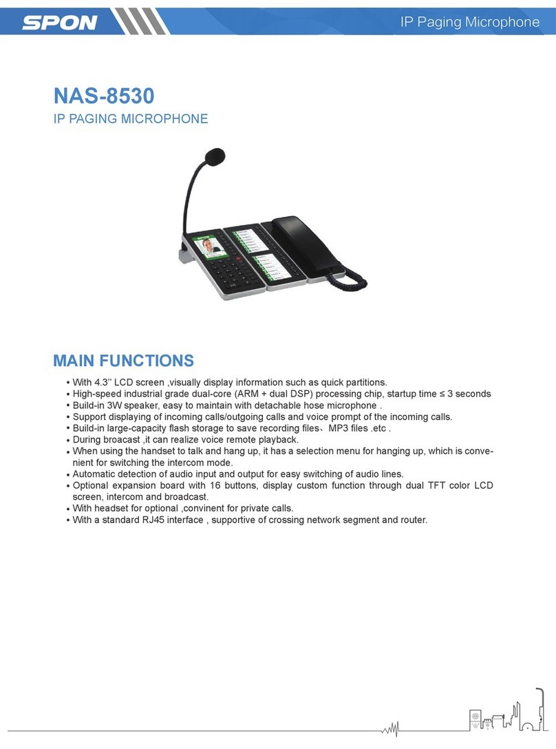 Spon NAS-8530 manual