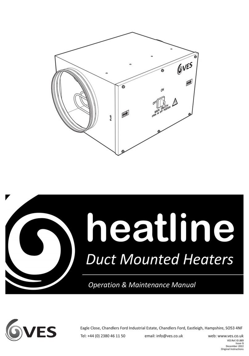 VES heatline 889 Operation & maintenance manual
