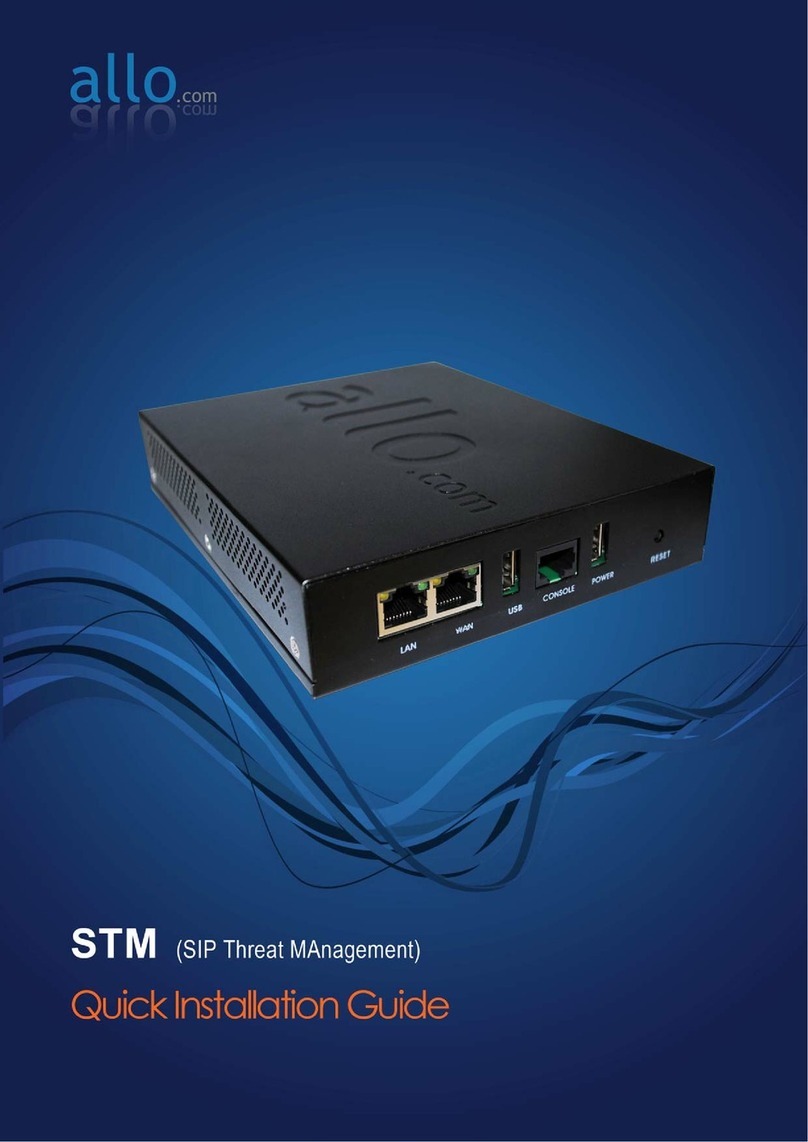 ALLO STM Quick installation guide