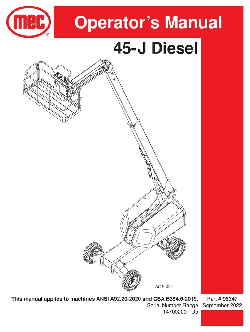 Mec 45-J Diesel User manual