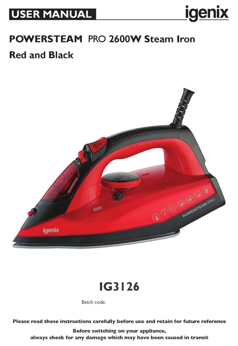 iGenix POWERSTEAM PRO IG3126 user manual