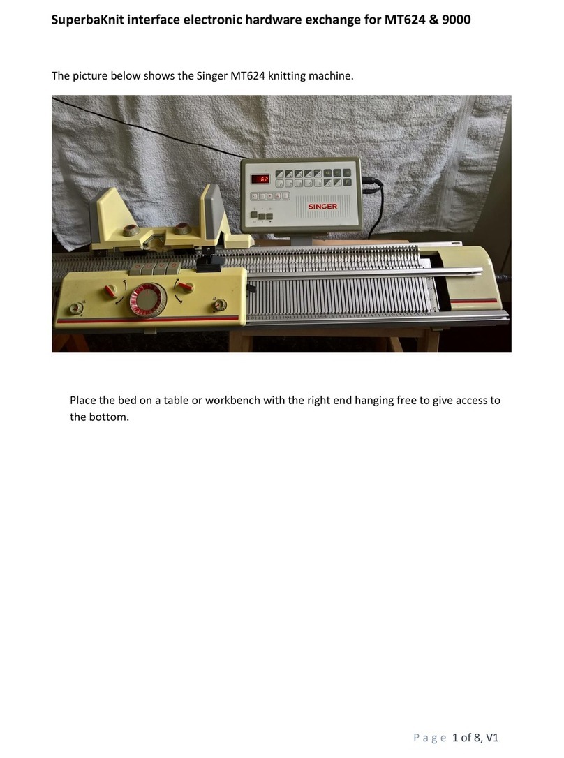 Singer MT624 quick start guide Singer MT624 quick start guide