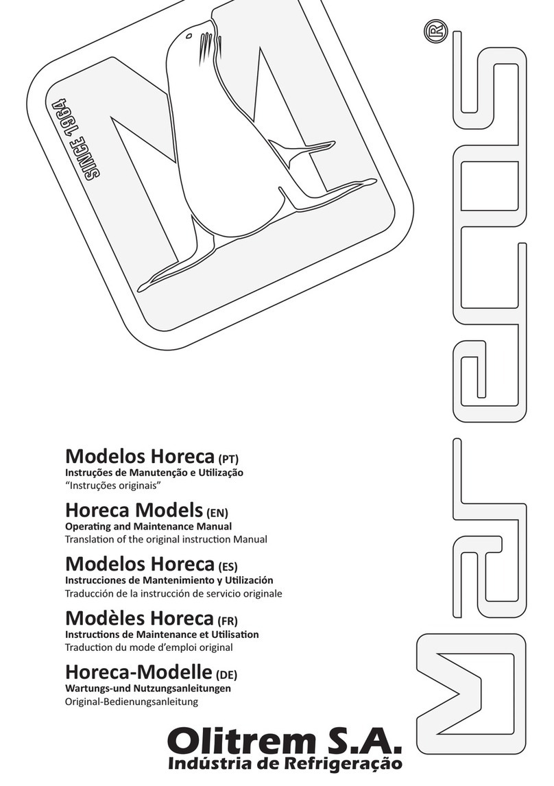 OLITREM Marecos Horeca ARV 36 Operating and maintenance manual