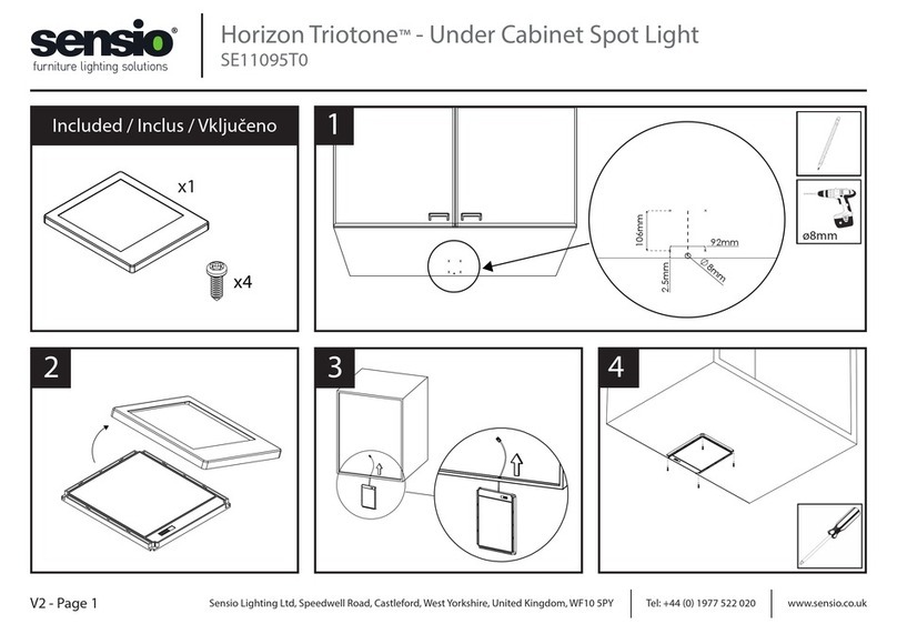 Sensio Horizon Triotone SE11095T0 quick start guide Sensio Horizon Triotone SE11095T0 quick start guide