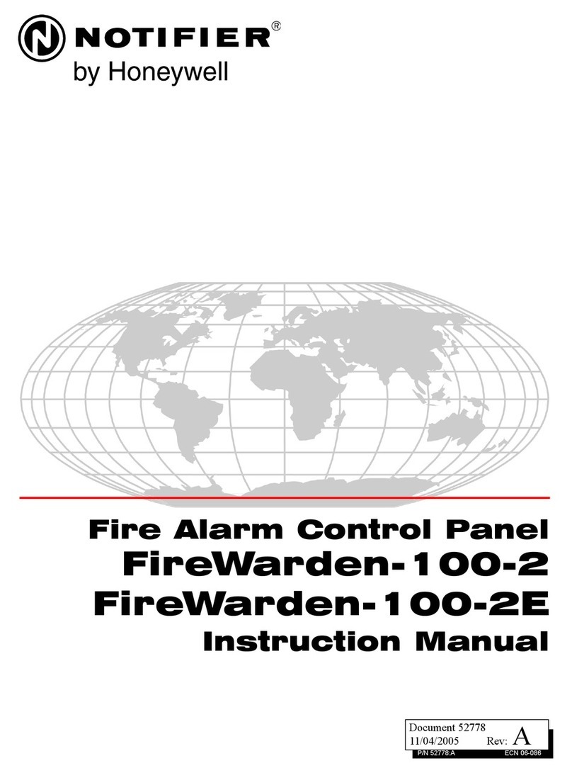 Honeywell NOTIFIER FireWarden-100-2 User manual