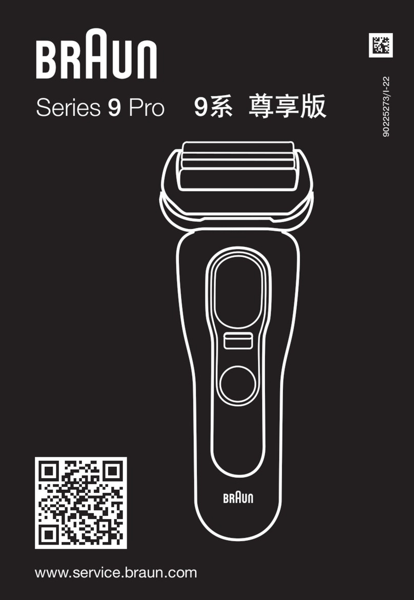 Braun Series 9 Pro User manual Braun Series 9 Pro User manual