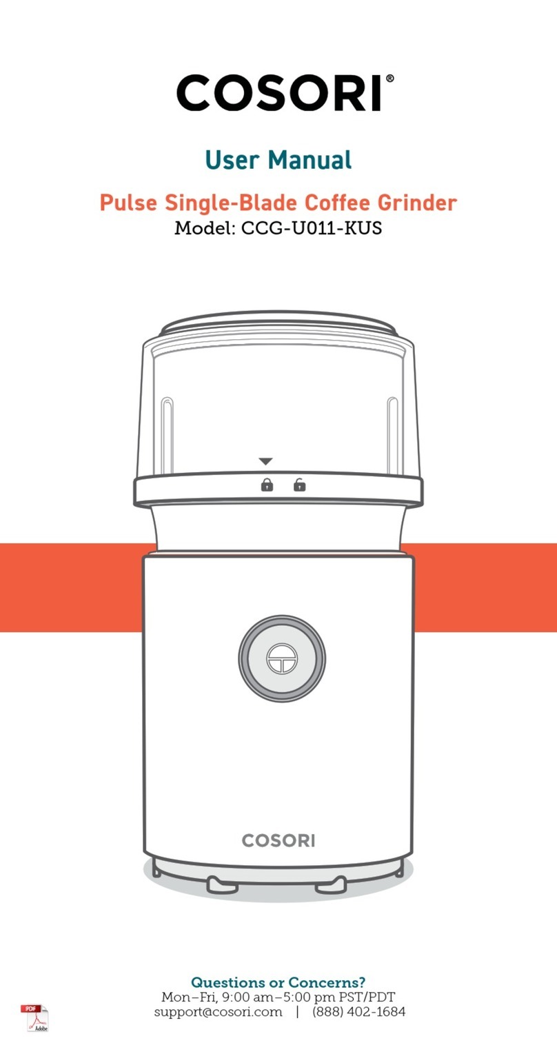 Cosori CCG-U011-KUS user manual