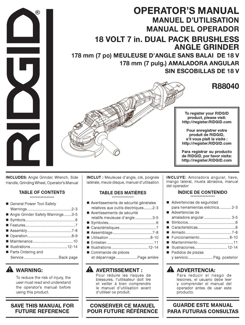 RIDGID R88040 Operator's manual