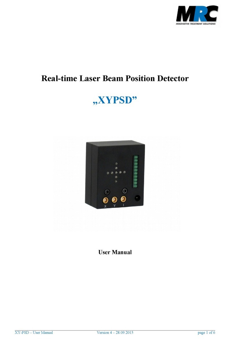 MRC XYPSD User manual