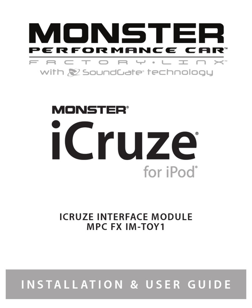 Monster MPC FX IM-TOY1 Installation & user guide