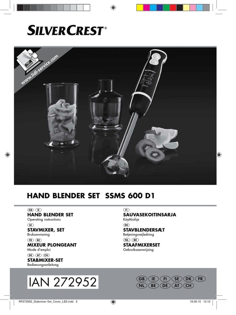 Silvercrest SSMS 600 D1 User manual