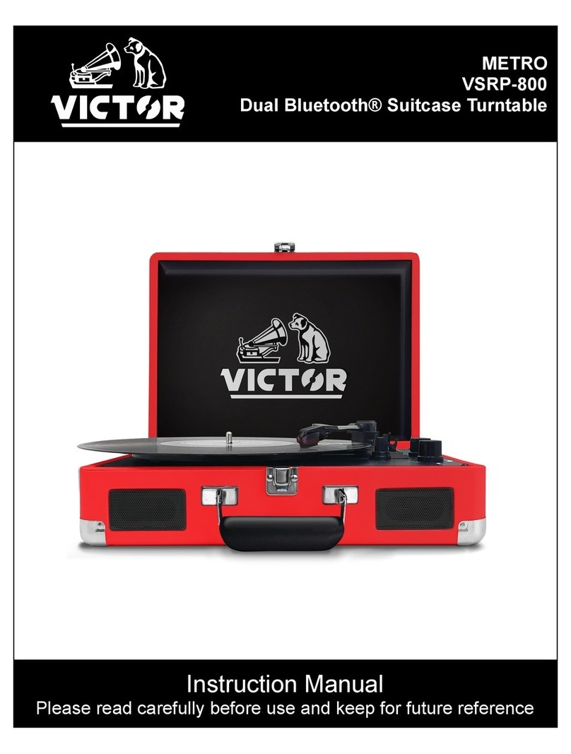 Victor METRO VSRP-800 instruction manual