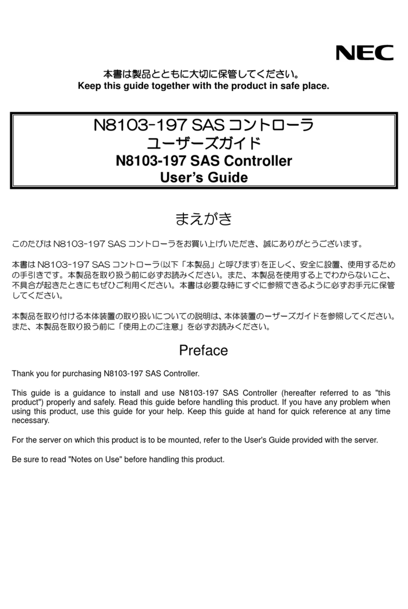 NEC N8103-197 User manual NEC N8103-197 User manual
