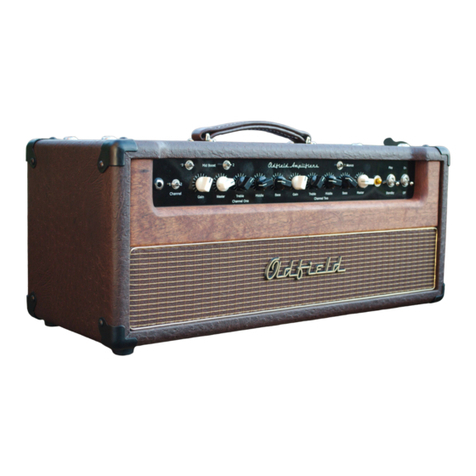 Oldfield Amplifiers Dual 40 User manual