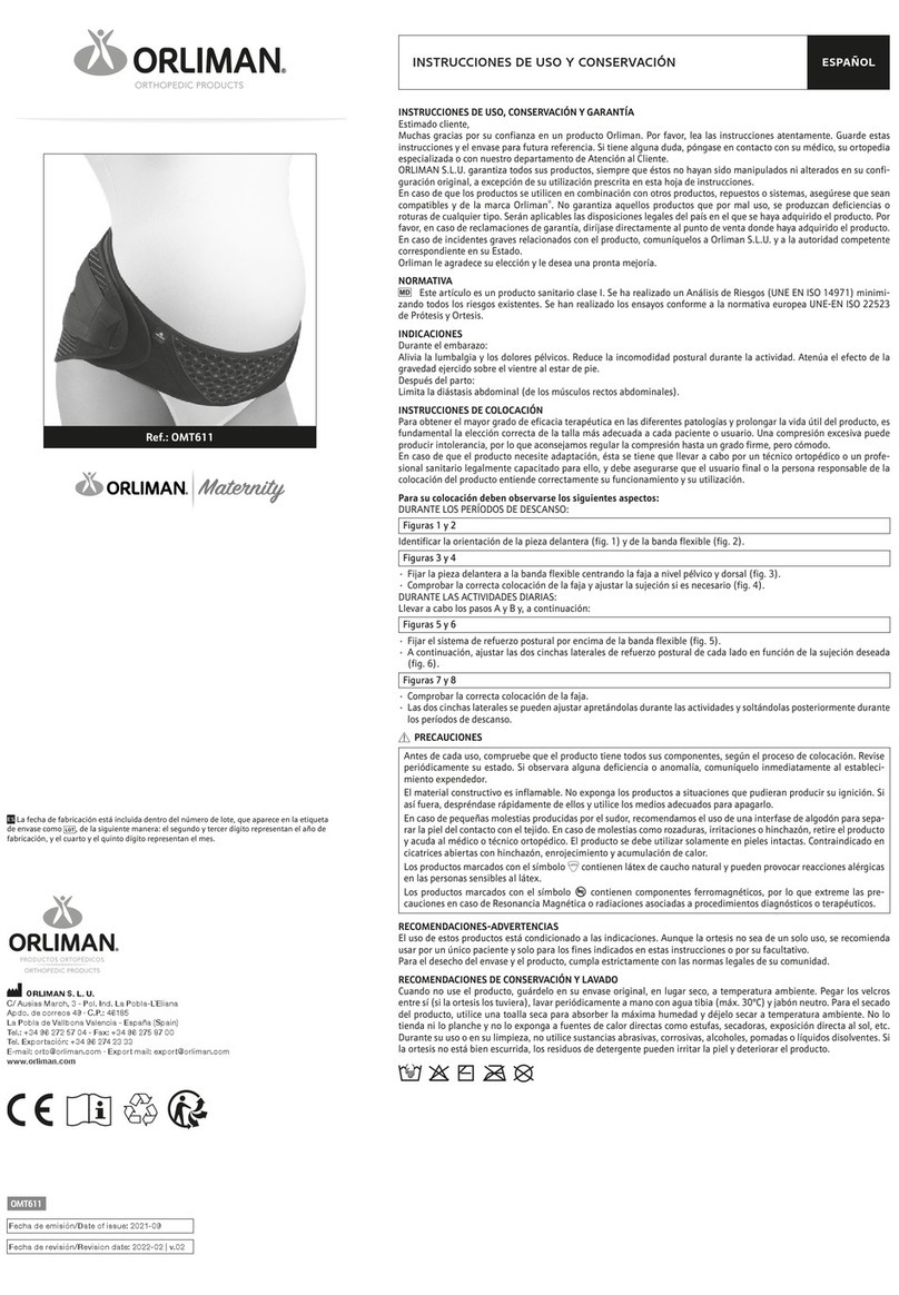 Orliman Maternity OMT611 Operation instructions