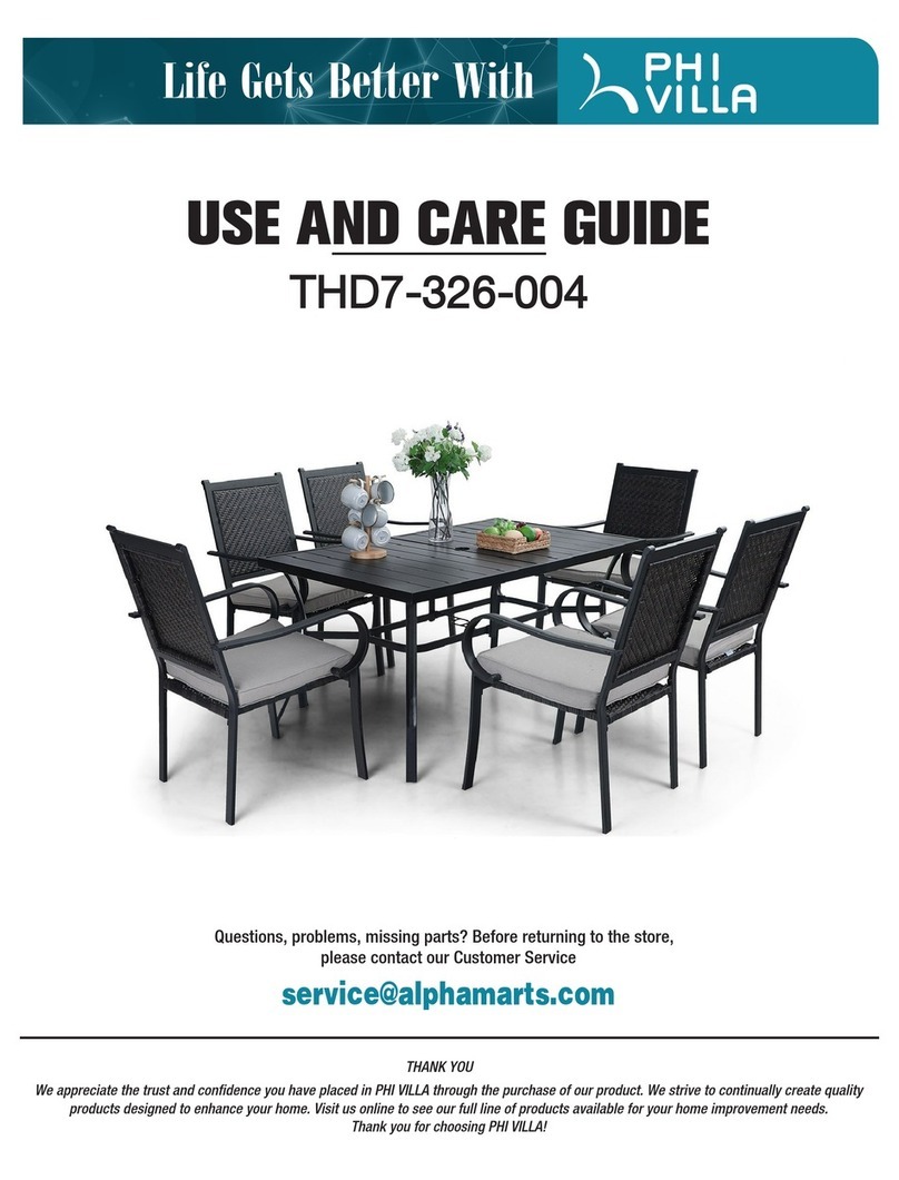 PHI VILLA THD7-326-004 User manual PHI VILLA THD7-326-004 User manual