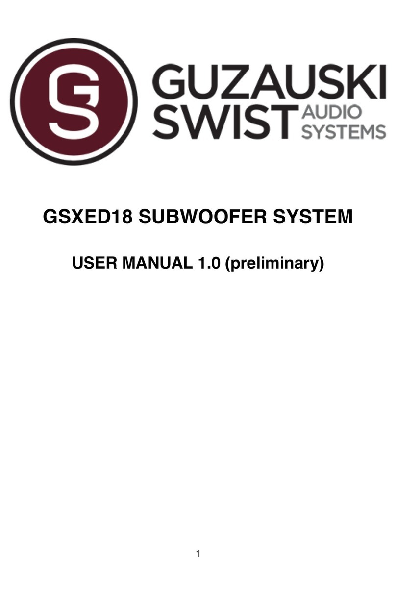 Guzauski-Swist GSXED18 User manual