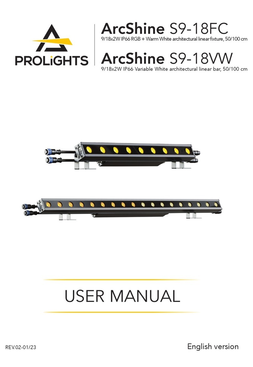 ProLights ArcShine S9-18FC user manual