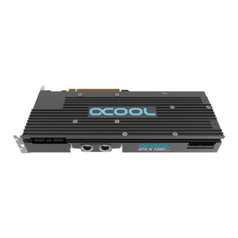 Alphacool GPX-N 1080-M08 User manual