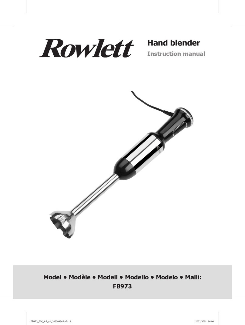 Rowlett FB973 instruction manual