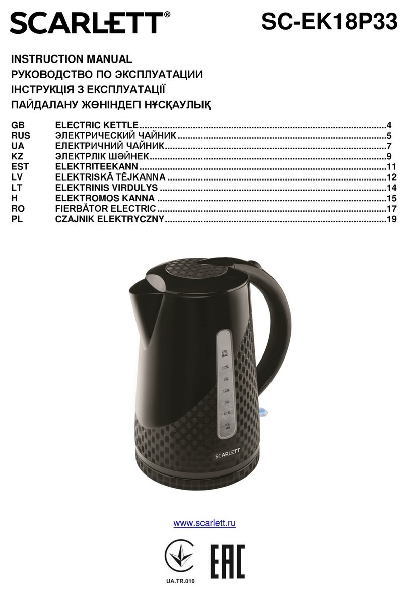 Scarlett SC-EK18P33 instruction manual