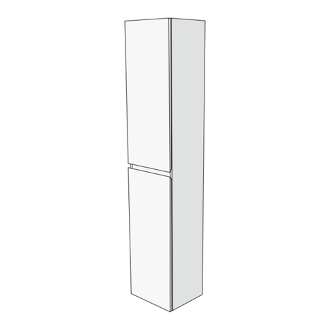 Linie LADO Column Cabinet installation guide