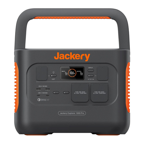 Jackery Explorer 1000 Pro User manual