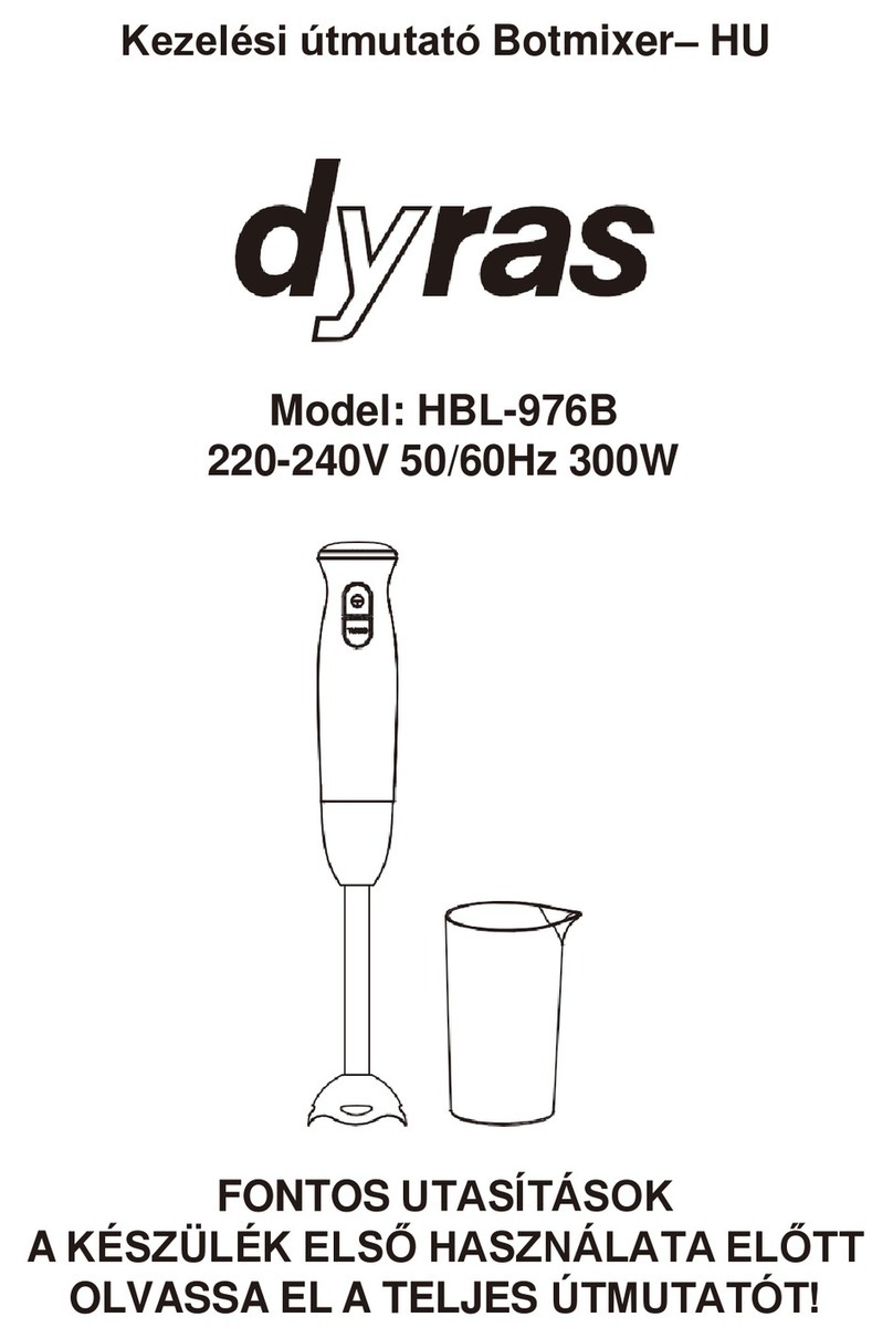 dyras HBL-976B instruction manual