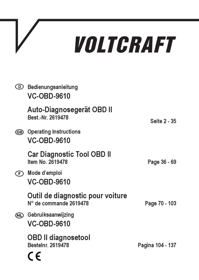 VOLTCRAFT VC-OBD-9610 operating instructions
