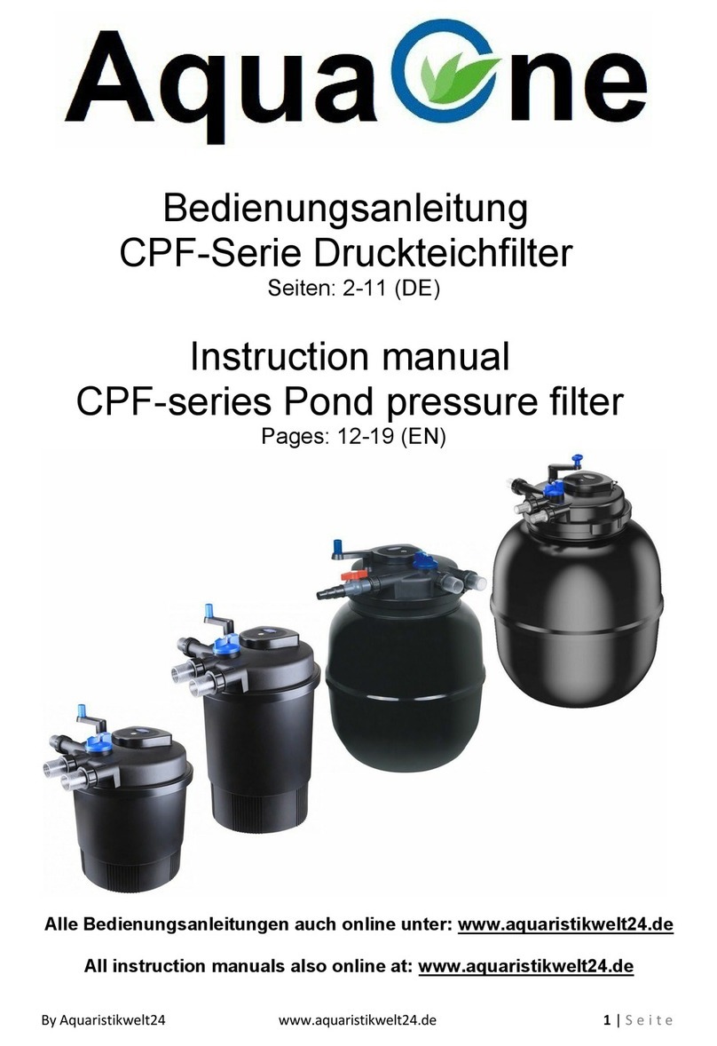 Aqua One CPF-Series instruction manual