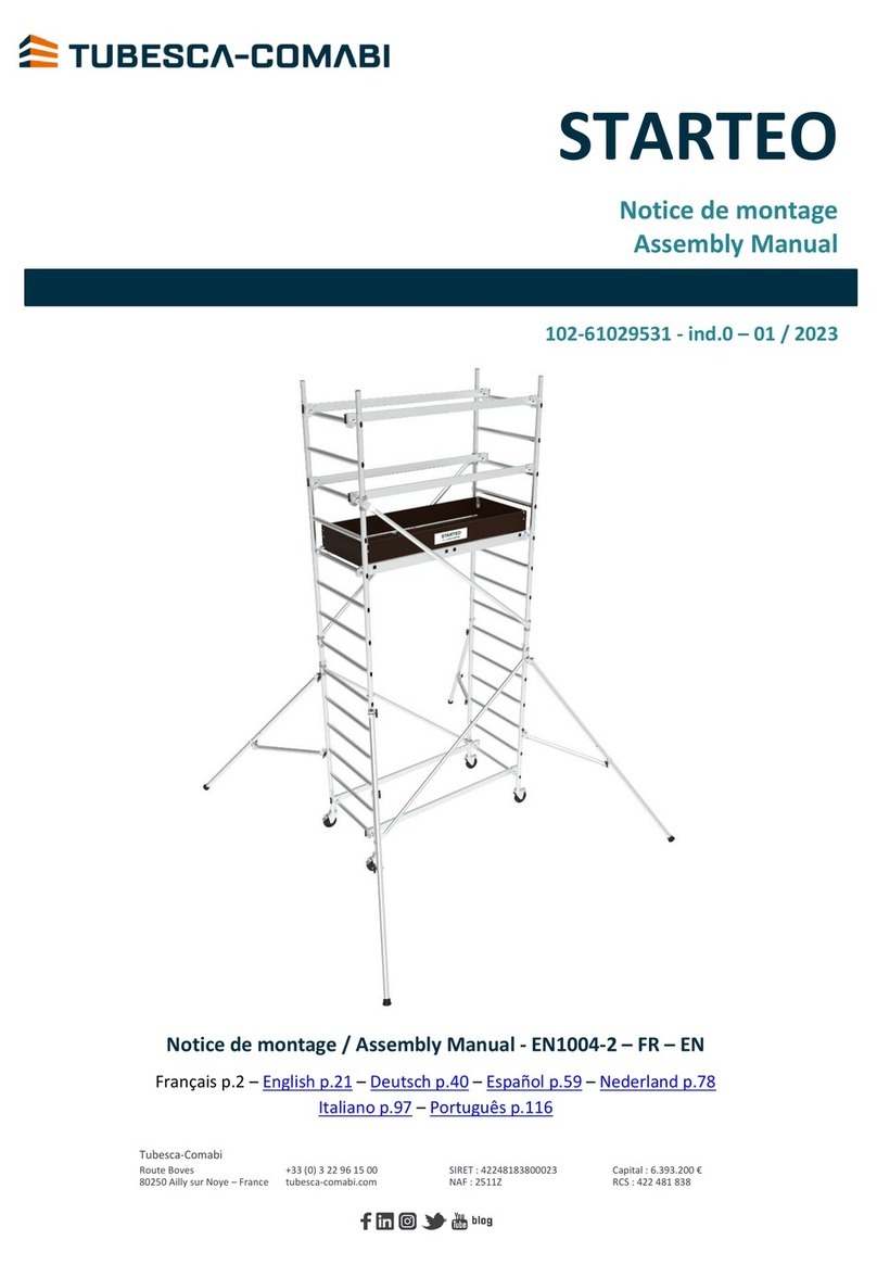 TUBESCA-COMABI STARTEO Assembly manual