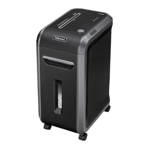 Fellowes POWERSHRED 99Ms User manual