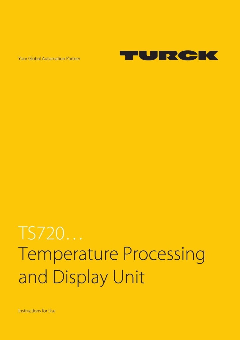 turck TS720 Series Instructions for use turck TS720 Series Instructions for use