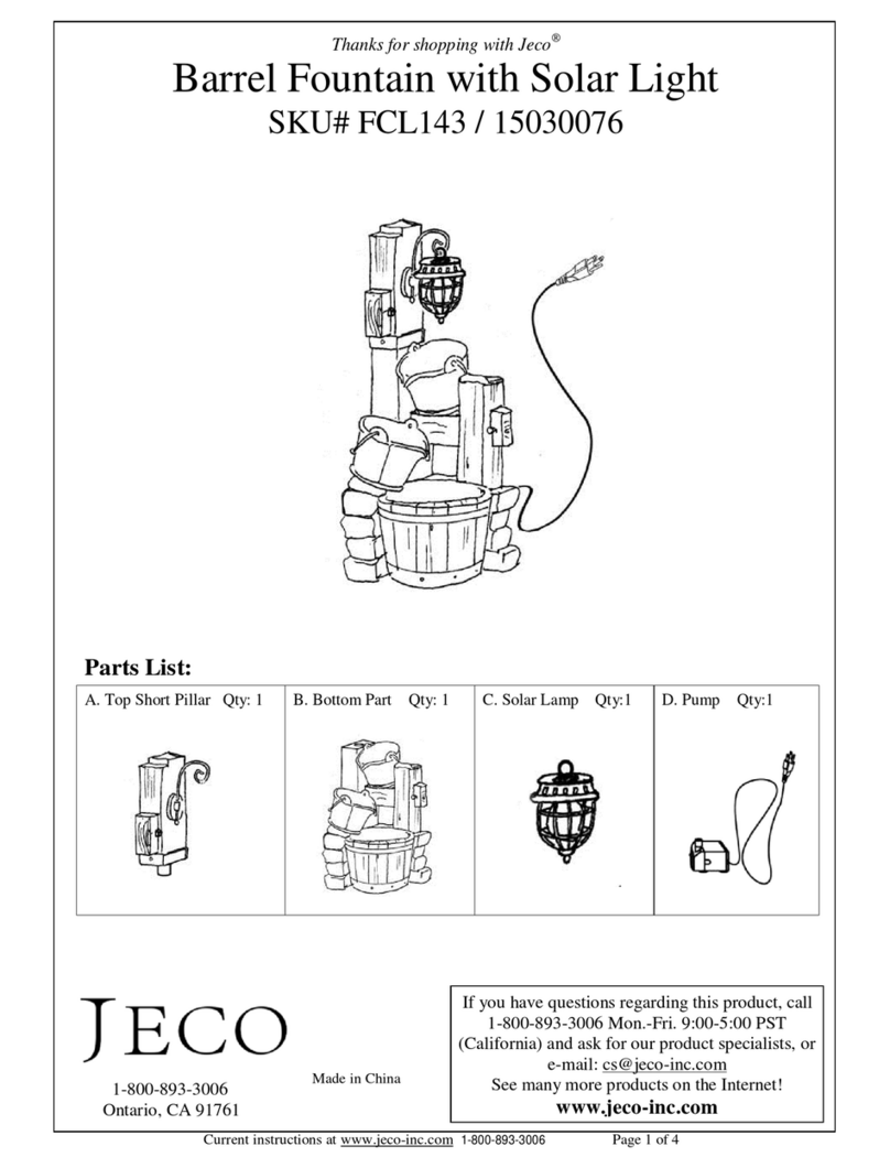 Jeco FCL143 User manual