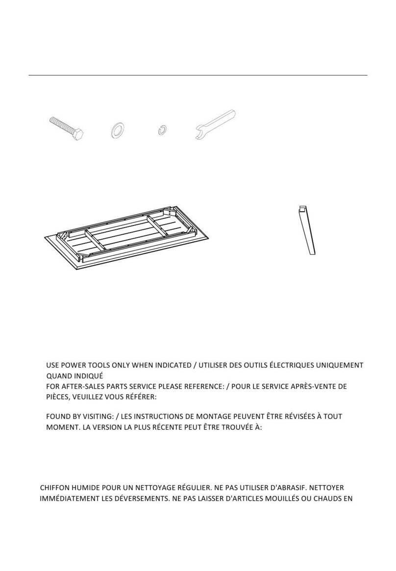 STRUCTUBE ANJOU User manual STRUCTUBE ANJOU User manual