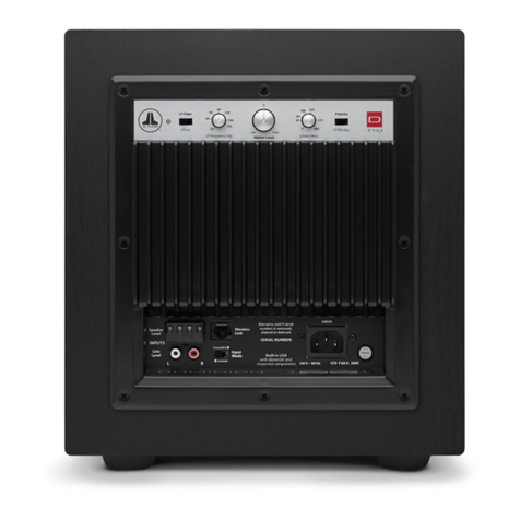 JL Audio Dominion d110 User manual
