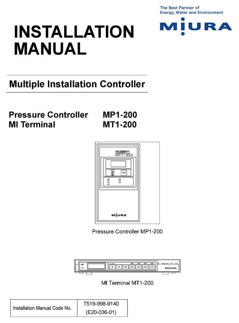 Miura MP1-200 User manual Miura MP1-200 User manual