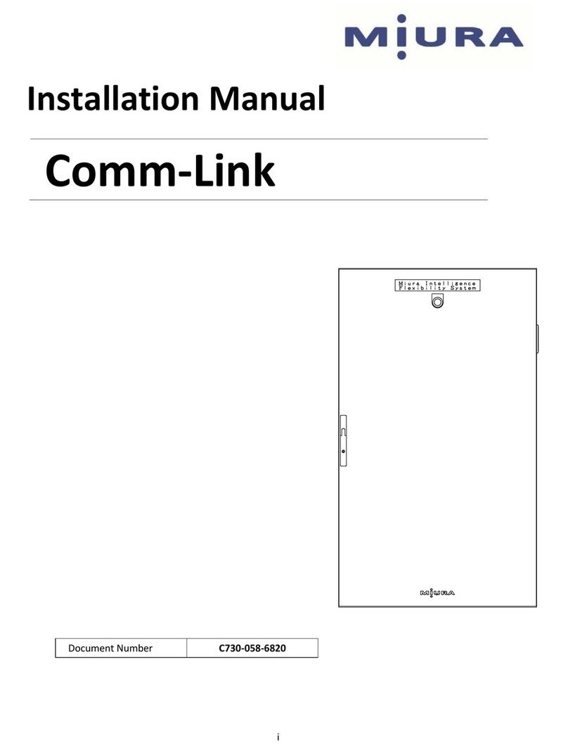 Miura Comm-Link User manual
