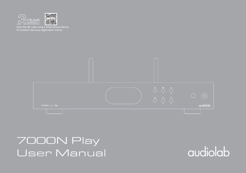 Audiolab 7000N Play user manual
