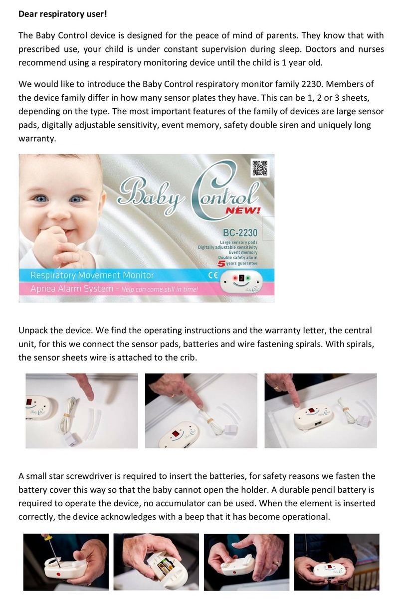 Baby Control BC-2230 quick start guide