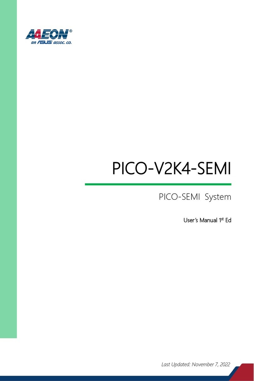 Asus Aaeon PICO-V2K4-SEMI User manual