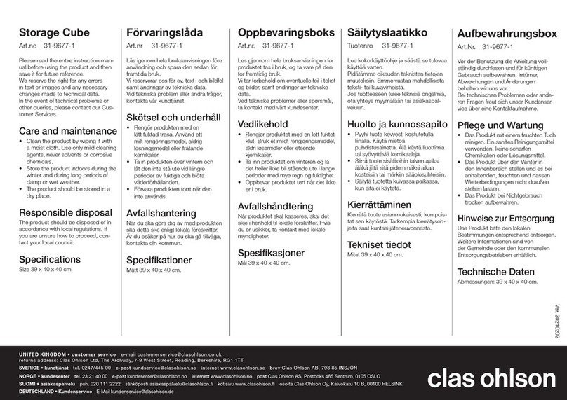 Clas Ohlson 31-9677-1 quick start guide