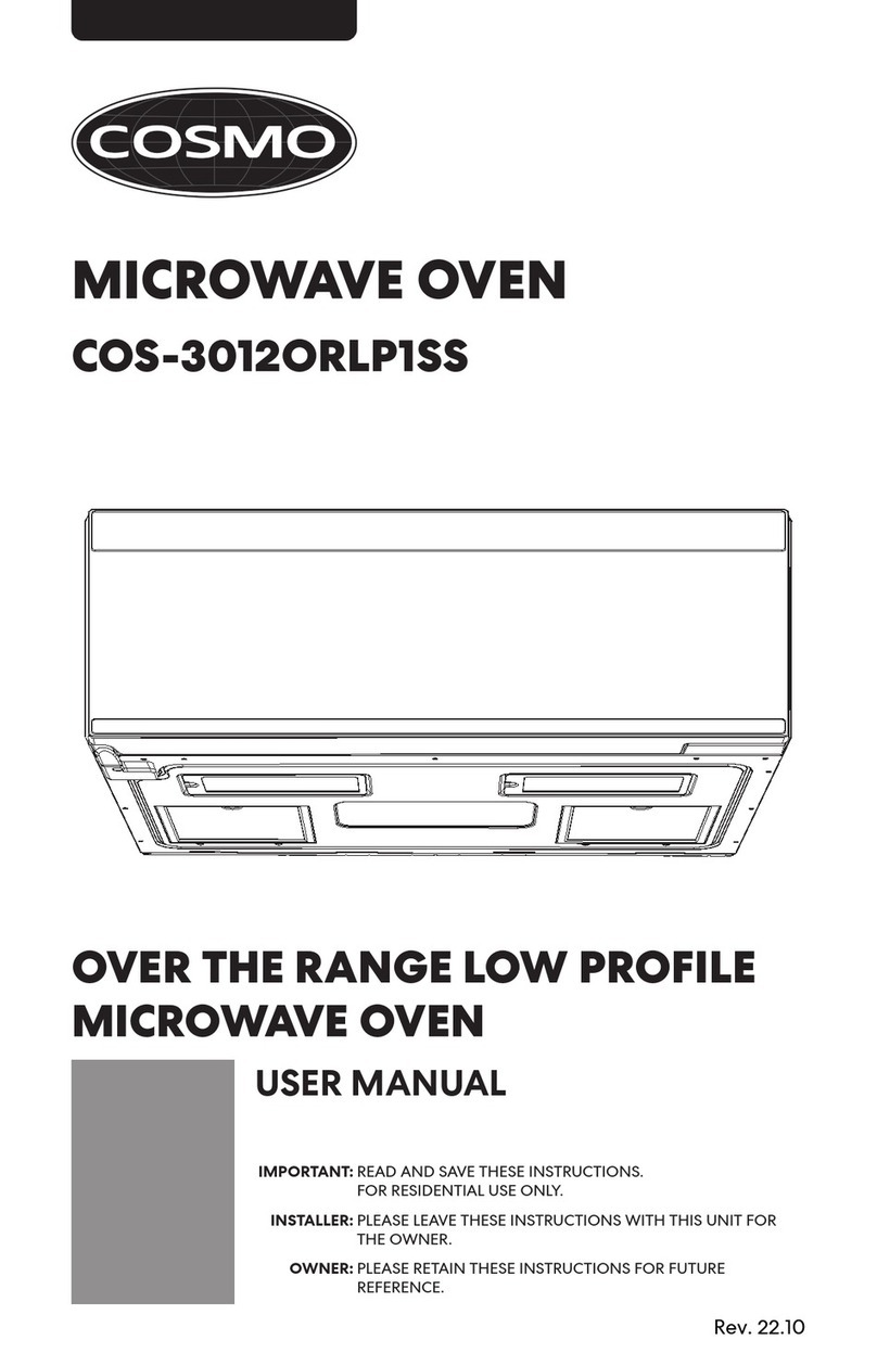 Cosmo COS-3012ORLP1SS User manual