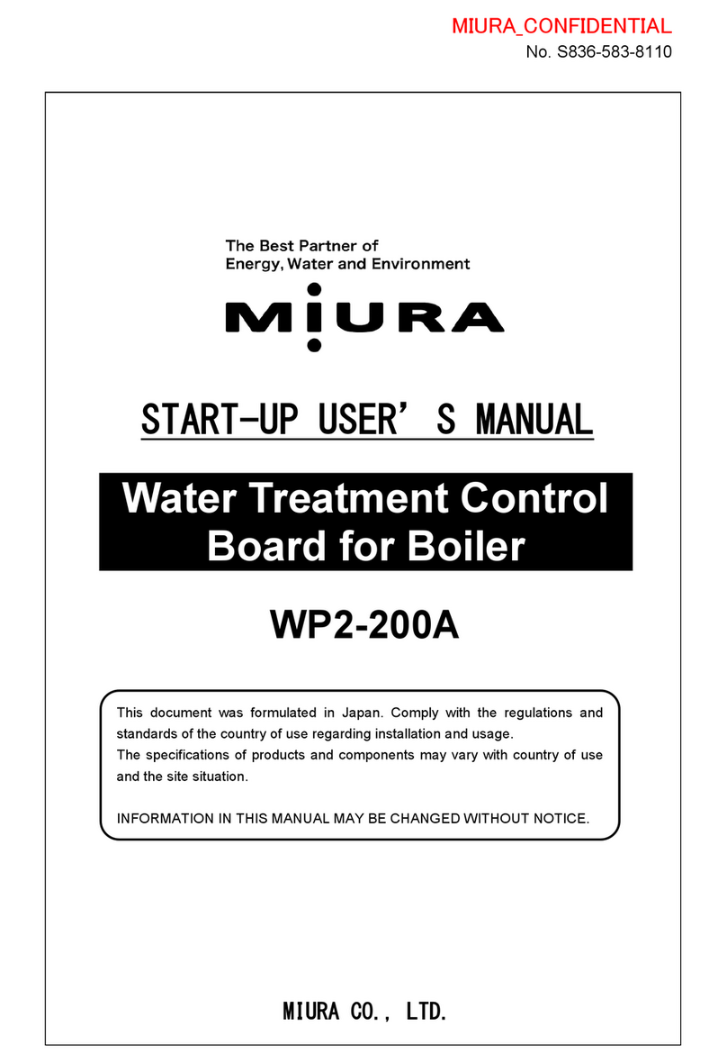 Miura WP2-200A Startup User's Manual Miura WP2-200A Startup User's Manual